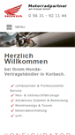 Mobile Screenshot of motorradpartner.com